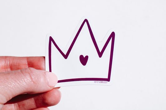 Crown Logo Sticker